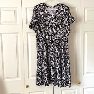 Animal print dress